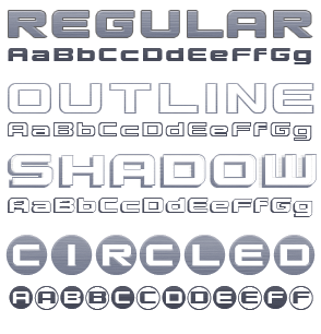 Wall-E font - GALAX-E font by David Occhino sample