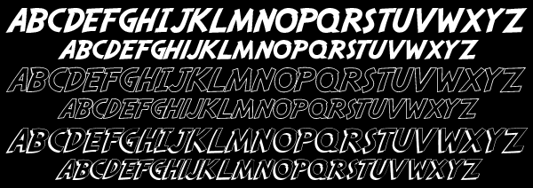 Indiana Jones font sample