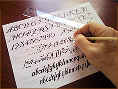 Custom font - custom fonts -  custom font design