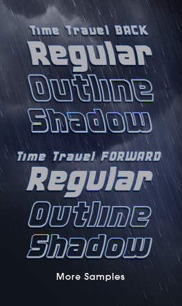 Back to the Future font - Time Travel font - by David Occhino Design - Styles