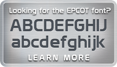 World font - Epcot font