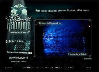 Wadsworth Haunting website